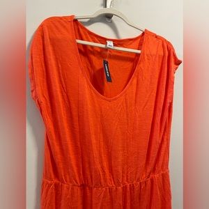 Old Navy Swim Coverup Women’s Orange Sz Lg